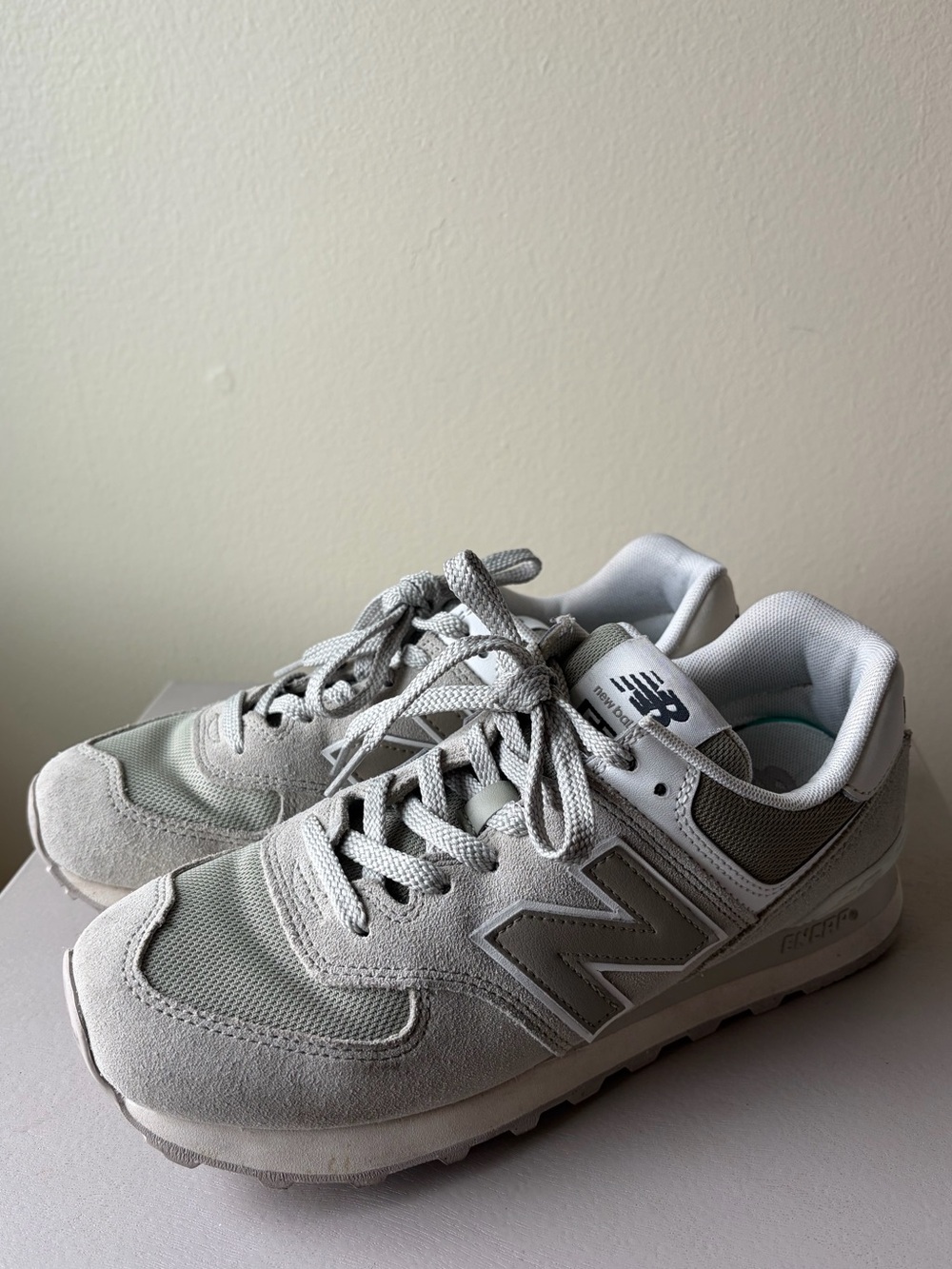 New Balance 574 Olivine Dark Stoneware